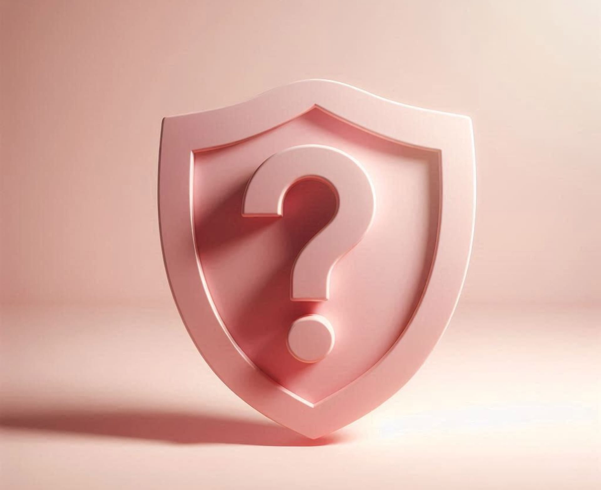 Un bouclier avec un point d'interrogation 
